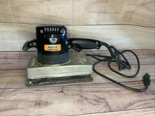 vintage craftsman commercial dual motion sander orbital & straight line made USA