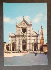 Postcard - Basilica di Santa Croce - Basilica of the Holy Cross - Florence-Italy