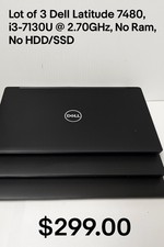 Dell Latitude 7490 14'' Intel Core i3 7130U Lot of 3