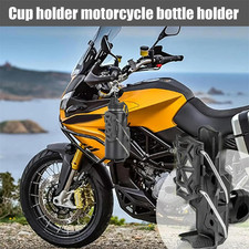 Motorcycle Adjustable Handlebar Cup Holder Mount Drink Water Bottle for Bike