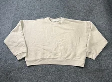 ACNE STUDIOS Logo Patch Sweater Men's Size 2XS Concrete Grey