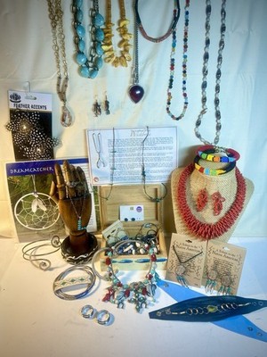 Southwestern/Native/Boho Style 50+ Lot. Over 2 Lbs of Vintage to Modern Jewelry.