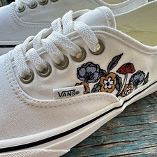 Zapatillas Deportivas Zapatos Tipo Vans Floreados Vintage Las