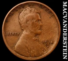 1914-S Lincoln Wheat Cent- Semi Key Better Date No Reserve #J6215