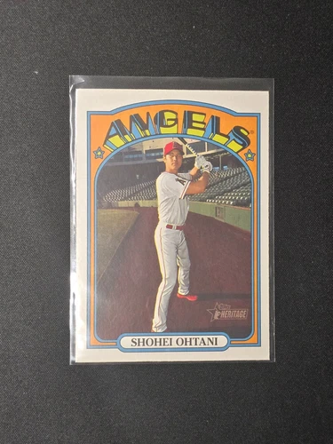 2021 Topps Heritage #245 Shohei Ohtani – Los Angeles Angels