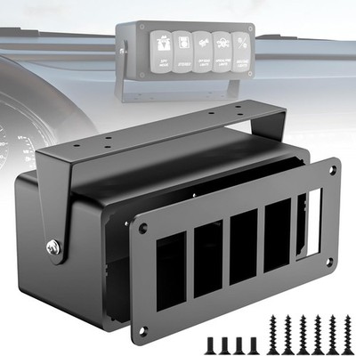 Rocker/Toggle Switch Box - 5 Gang Switches Installation housing for Pickup Truck