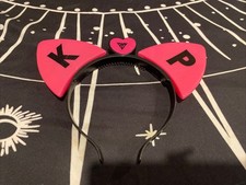 Katy Perry Prism Head Band From Live Show Cat Ears Pink UNTESTED