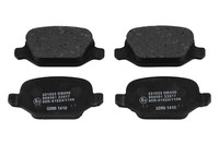 Bremsbelagsatz Scheibenbremse Hinterachse FüR Alfa Romeo Fiat Lancia 147 156