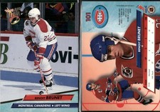 🏒 1992-93 Fleer Ultra - Benoit Brunet Canadiens #101