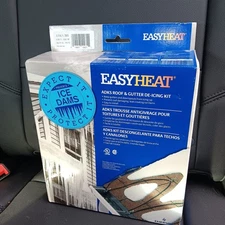 Easy Heat ADKS-300 300W 120v Roof & Gutter De-Icing Heating Cable 60 Ft New