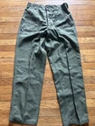 Vintage Military Pants OG 107 32 X 30  Vietnam Sateen Olive Green Baker Army 60s