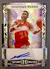 2024 Leaf Sports Heroes Dominique Wilkins Autograph #BA-DW1 Crystals /39