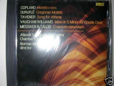 CD ATLANTA SYMPHONY ORCHESTRA CHAMBER CHORUS MACKENZIE NORMAN COPLAND DURUFLE