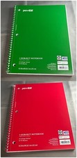 Pen Gear 1-Subject 70 Sheets College Ruled Notebook, 10.5" x 8", 2 Counts