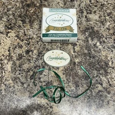 Longaberger Baskets Congratulations Tie On New!  #31496