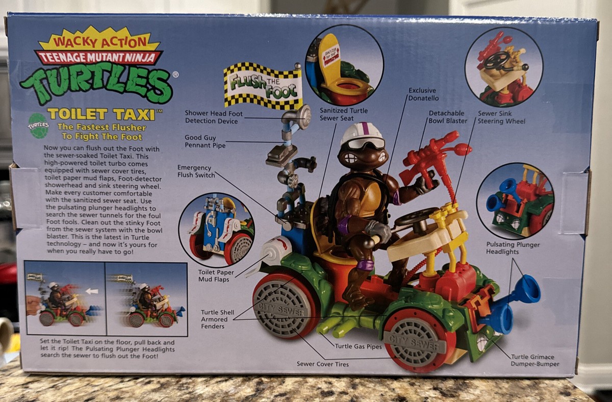 Teenage Mutant Ninja Turtles 40th Anniversary TOILET TAXI