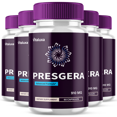 #ad 5 Pack Presgera Nerve Pills Advanced Health Support Formula 300 Capsules $59.95