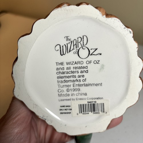 Enesco Wizard of Oz Cowardly Lion Coffee Tea 3D Mug 1999 - Picture 11 of 11