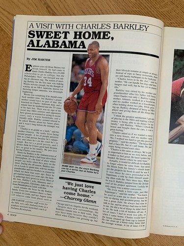 NBA Hoop Program - Chicago Bulls - 1990 25th Season - Michael Jordan Basketball - Picture 8 of 8