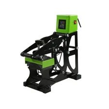 110V 2 in 1 Heat Press Machine Auto-open Cap and Label Heat Press Machine