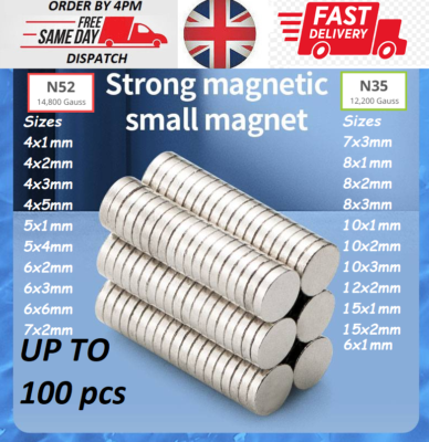 Magnet Suppliers Wholesale N35 N42 N50 N52 N54 Bulk Disc Neodymium Magnets - Chi