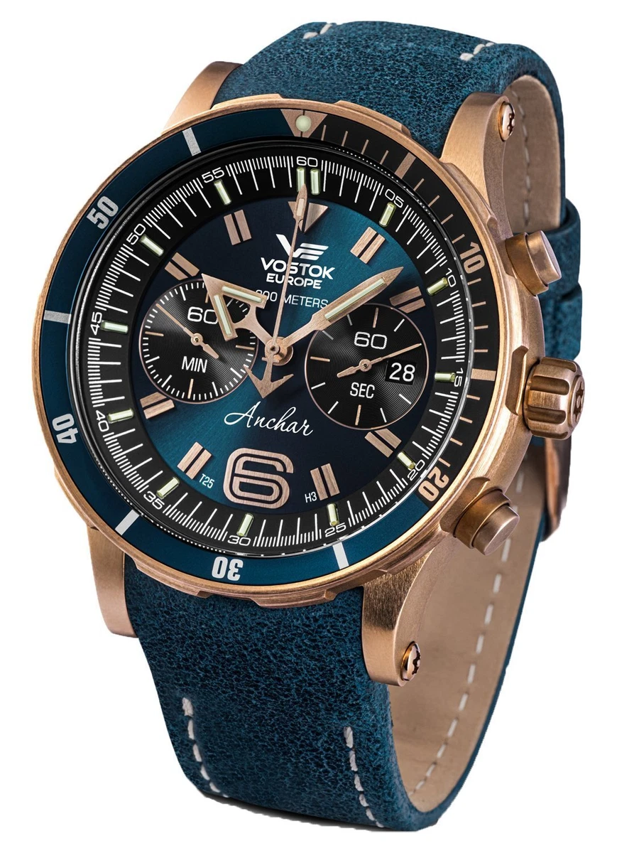 美品 VOSTOK EUROPE ボストークヨーロッパ K-162 ANCHAR アンチャール 