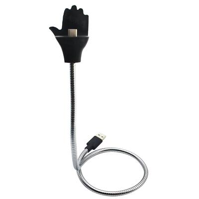 Lazy Stand Up Charging Cable Flexible Phone Holder Bracket USB Charger Type C