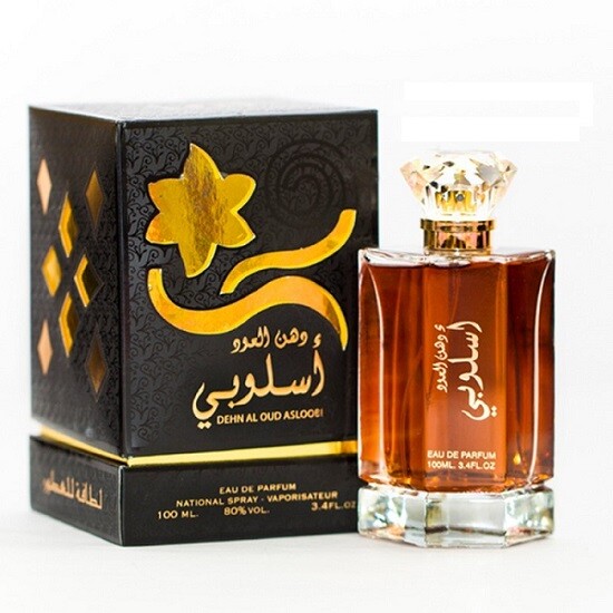 Dehn Al Oud Asloobi by Lattafa 100ml Spray - Free Express Shipping