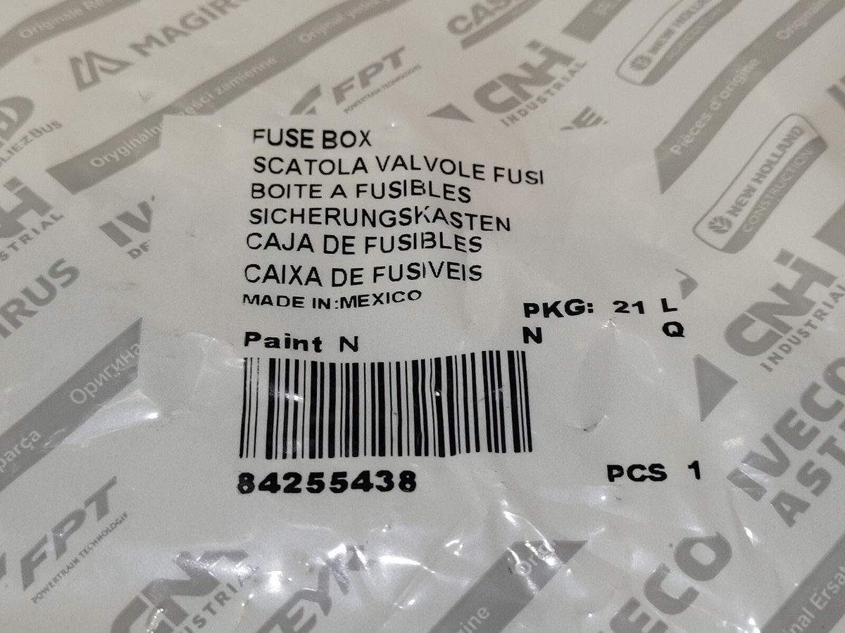 CNH Replacement Fuse Box Case New Holland Genuine OEM 84255438 | eBay 