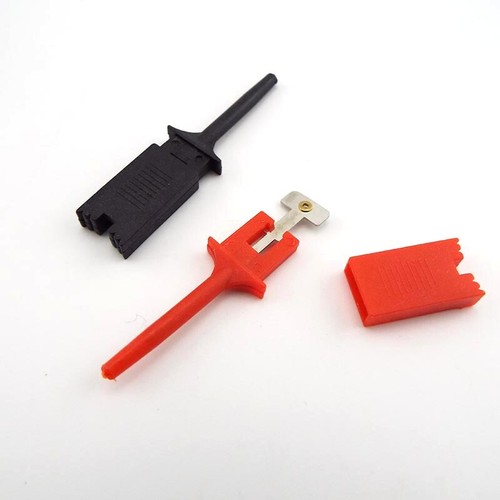 50mm Micro Mini Insulated Functional Test Hook SMD IC Probe Clip Jumper Grabber - Picture 4 of 9