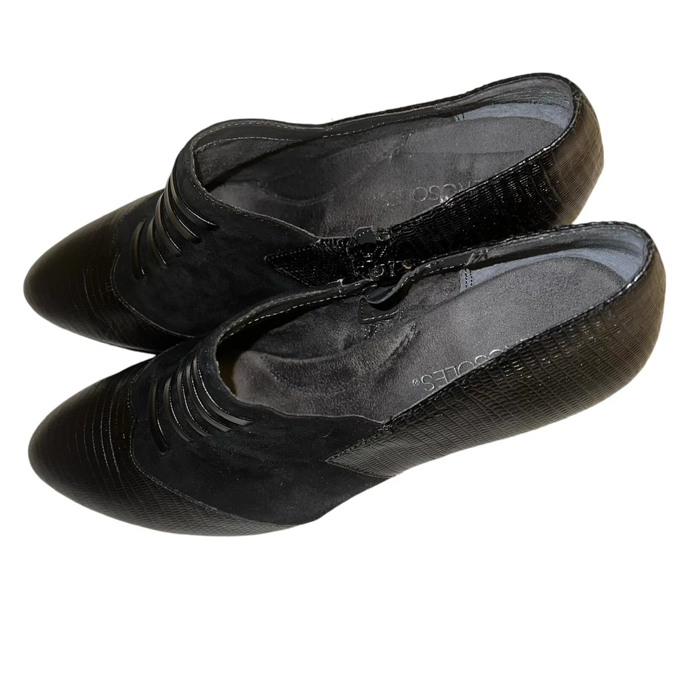 Aerosoles Mujer Negro Periódico Tacones Talla 9 1/2M Foto 2 de 4