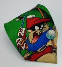 Looney Tunes Mania Tie Buggs Bunny Taz Daffy Duck Novelty Men Necktie 57 x 3.75