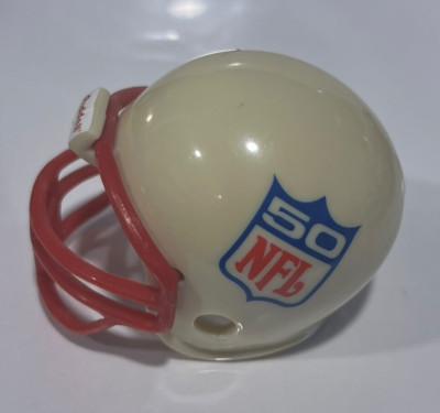 Riddell pocket pro football helmet NFL 50 Logo TRADITIONAL red mask | eBay