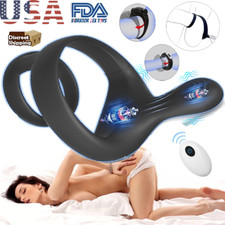 Vibrating Penis Sleeve Extender Cock Ring Male Couple Sex Toys For Men Erection