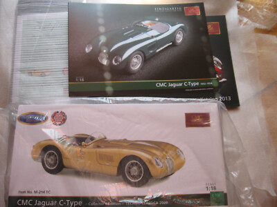 CMC M-214 JAGUAR C-TYPE 1952 TECHNO CLASSICA  OVP  1:18 New mint Boxed 2 Katalog