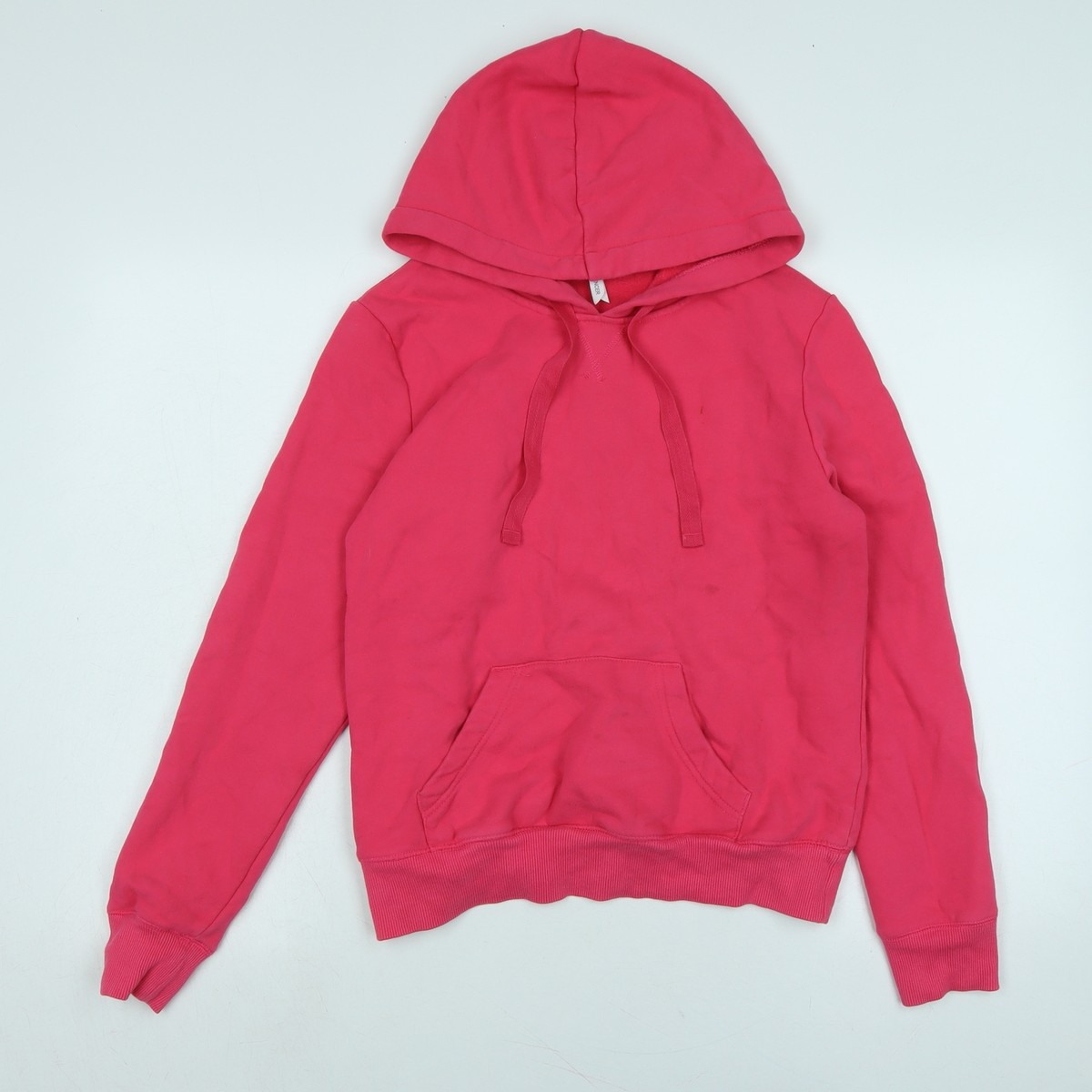 Marks and Spencer Womens Pink Polyester Pullover Hoodie Size 12