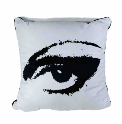 Diane Von Furstenberg Eye Toss Pillow DVF For Target Black White 20 x 20 inch