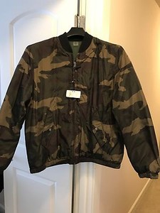 Coach Men S Grey Duck Down Featherreversible Packable Ma 1 Jacket F Size Xl Ebay