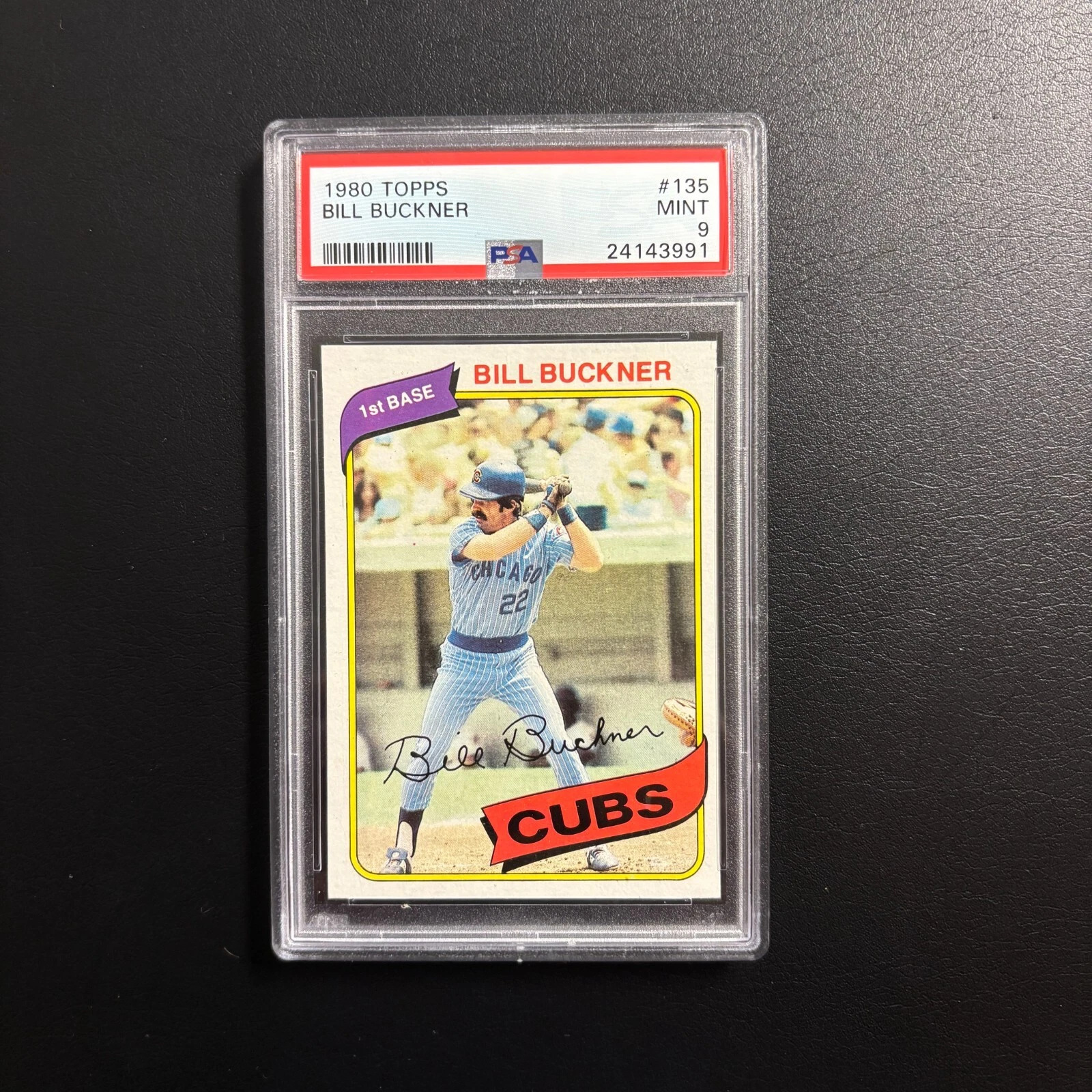 Deal for 1980 Topps - Bill Buckner #135 - PSA 9