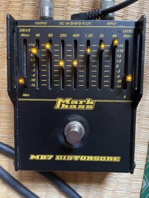 Markbass Effects MB7 DISTORSORE Effektpedal für Bassgitarre mit Box [gebraucht]