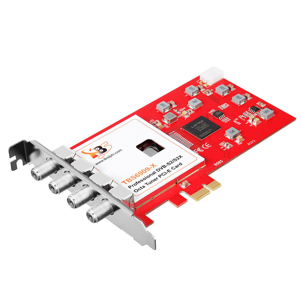 TBS 6209 DVB-T2/C2/T/C/ISDB-T sintonizador OctaTV – PCI Express