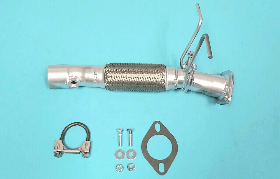 Fits 2004 To 2010 Mazda 3 & 5 2.0L Front flex pipe (Clamp On Manifold) Foto 3 de 4