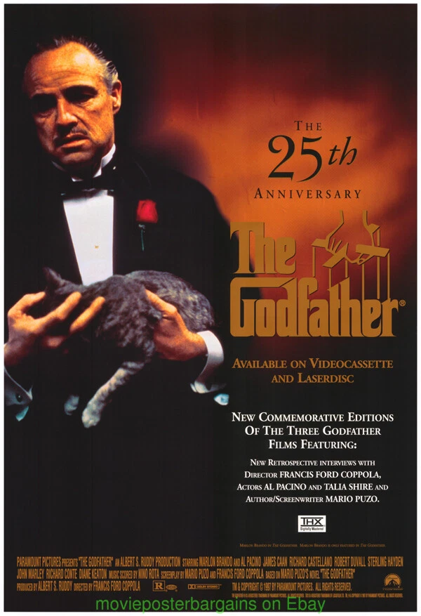 25+ Godfather Movie Poster Memorabilia Original US Posters (1970