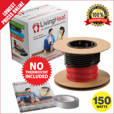 Underfloor Heating Loose Wire Cable Kit For Under Tile Warmup Floor Heating  150W | eBay
