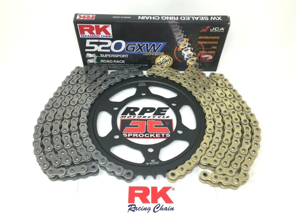Suzuki DR650 19962020 RK Premium 520 Conversion XRing Chain and Sprockets Kit eBay