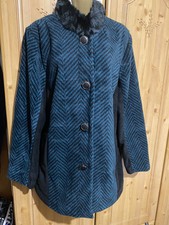 Bob Mackie Wearable Art Jacket Size Xl Uk 16 Lightweight Warm Nwt