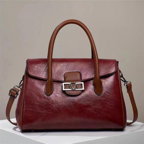 Korean Large Capacity Women's Soft Leather Bag Fashionable Simple