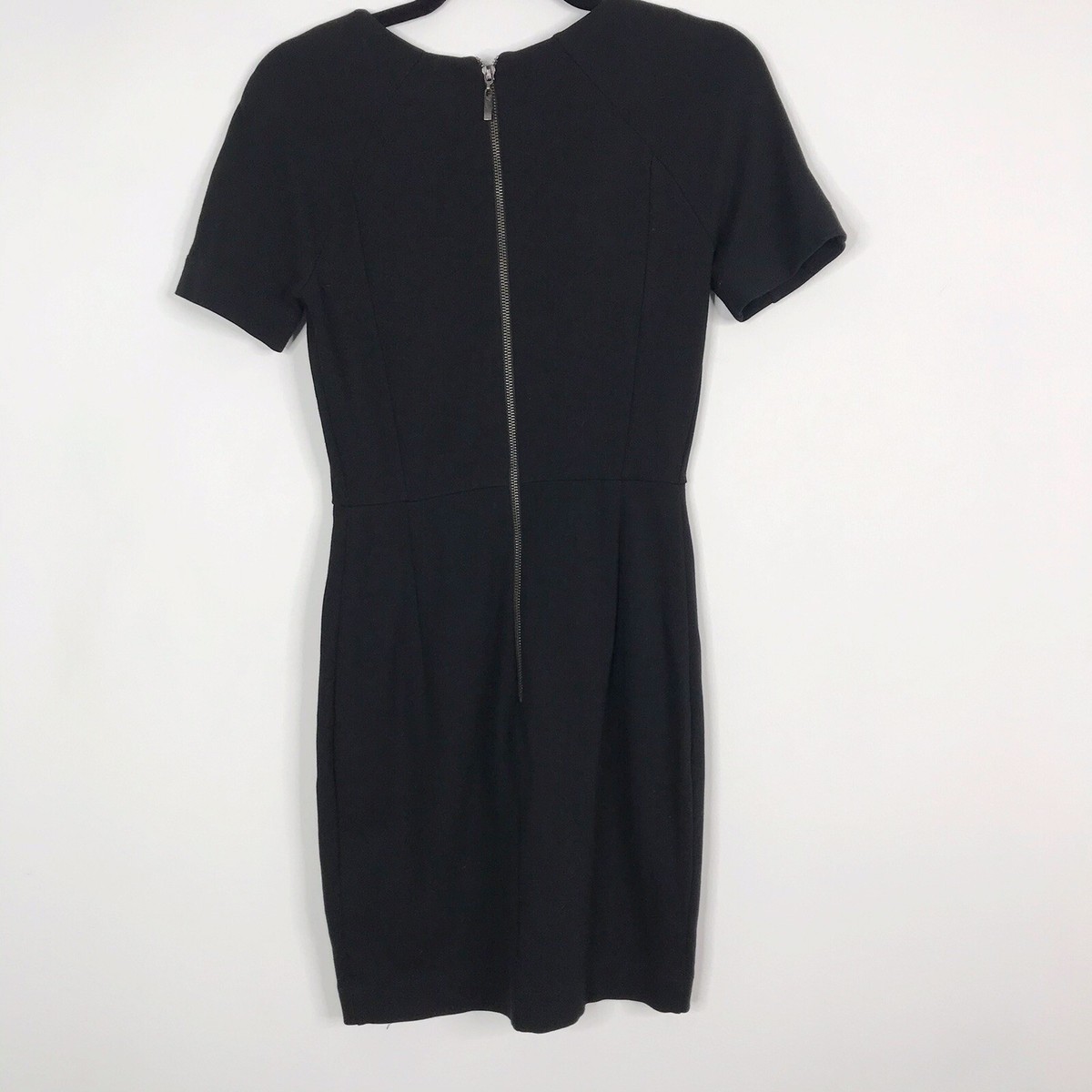 french connection little black dress Off-Shoulder Boned Sheer Waisline Sweetheart top High Slit main image 0