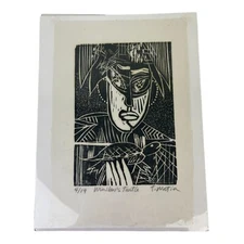 Tarmo Watia Artist Signed Winslow's Turtle #4 of 19 Black & White Art Unframed