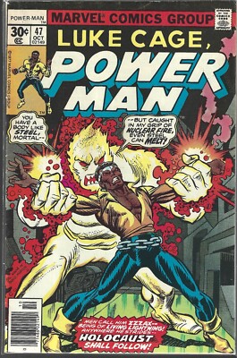 LUKE CAGE POWER MAN #47 (FN) BRONZE AGE MARVEL , HERO FOR HIRE